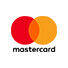 Logo van Mastercard met een rode en oranje cirkel.