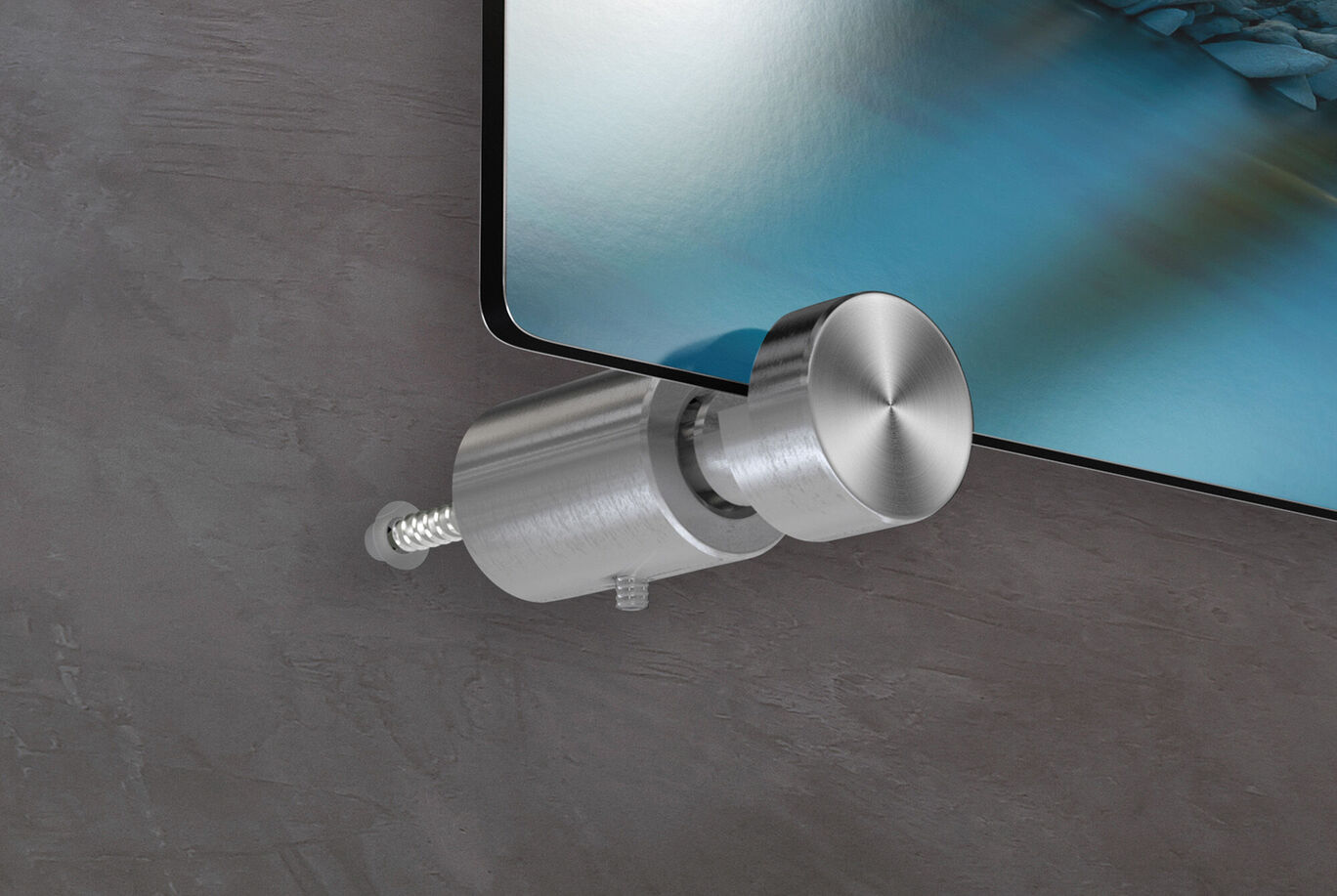 Aluminium bevestiging voor wanddecoratie, veilig en stabiel