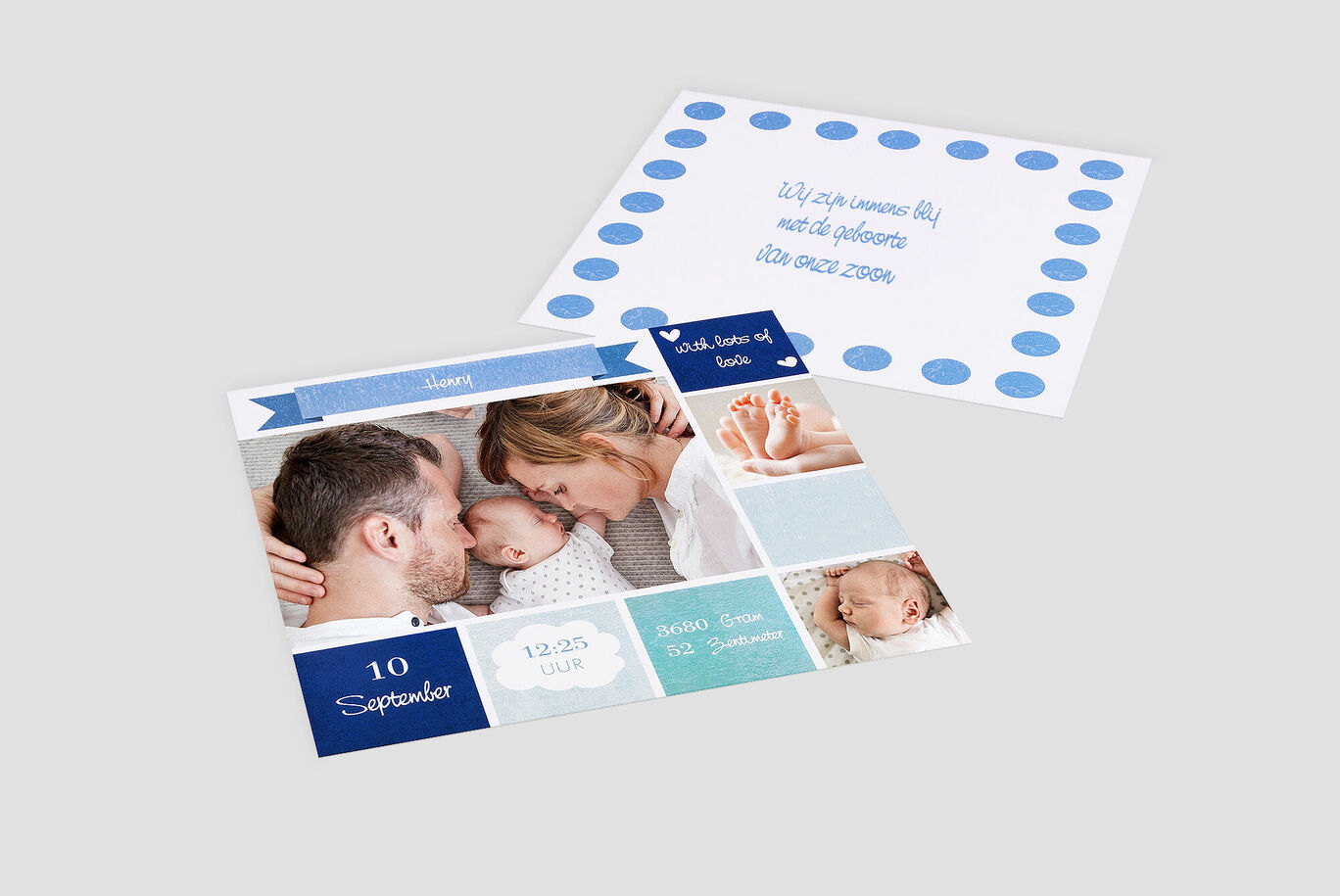 CEWE-kaarten met gezinsvriendelijke foto's en liefdevol design.