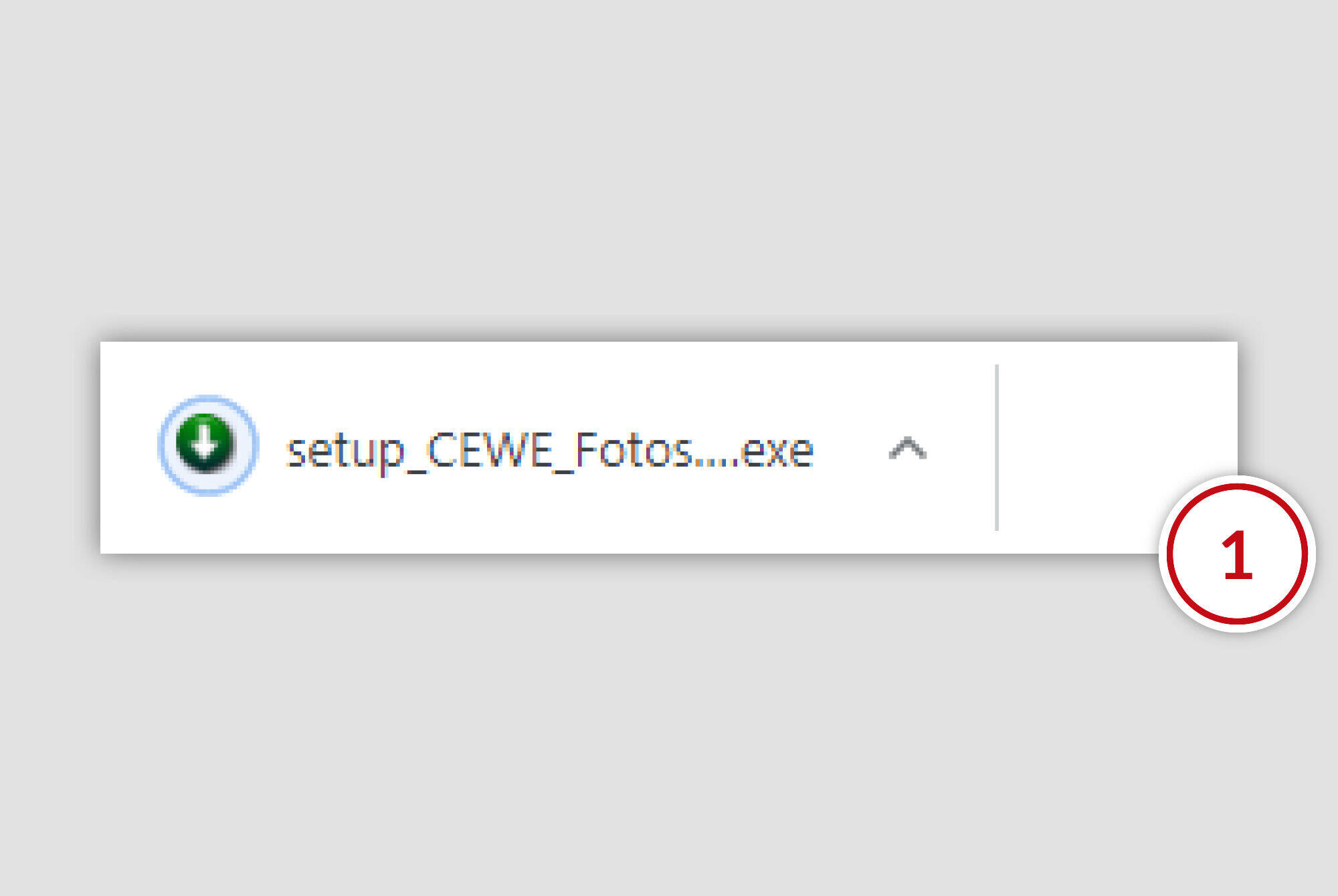 Downloaden van een CEWE fotosetup op de computer